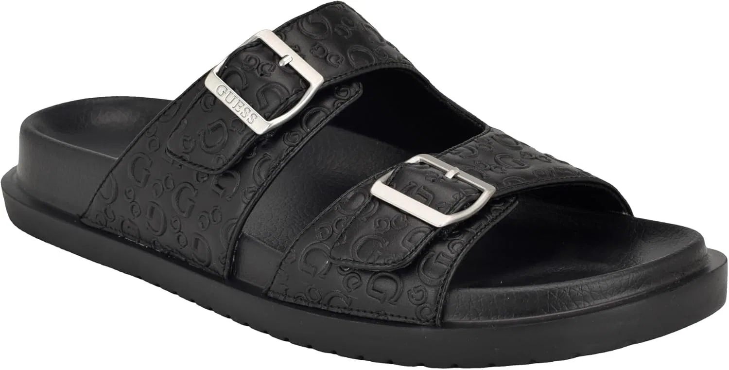 Мужские сандалии Guess Verone, 2-Black Logo Multi 002