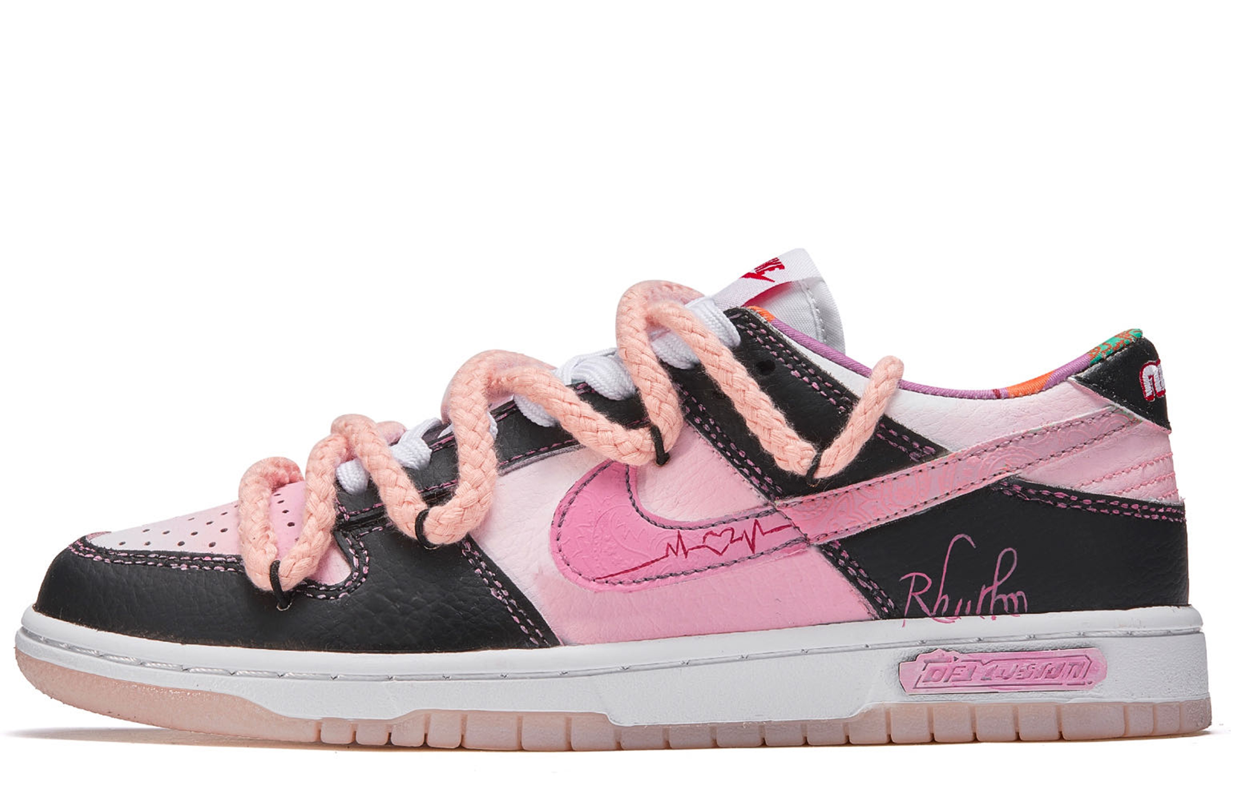 

Женские кроссовки для скейтбординга Nike Dunk, Black/Pink