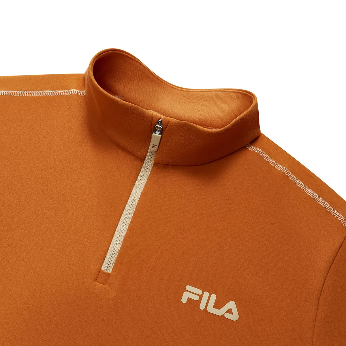 Футболка FILA KIDS полуводолазка умеренной растяжимости Goli Orange — фото 4