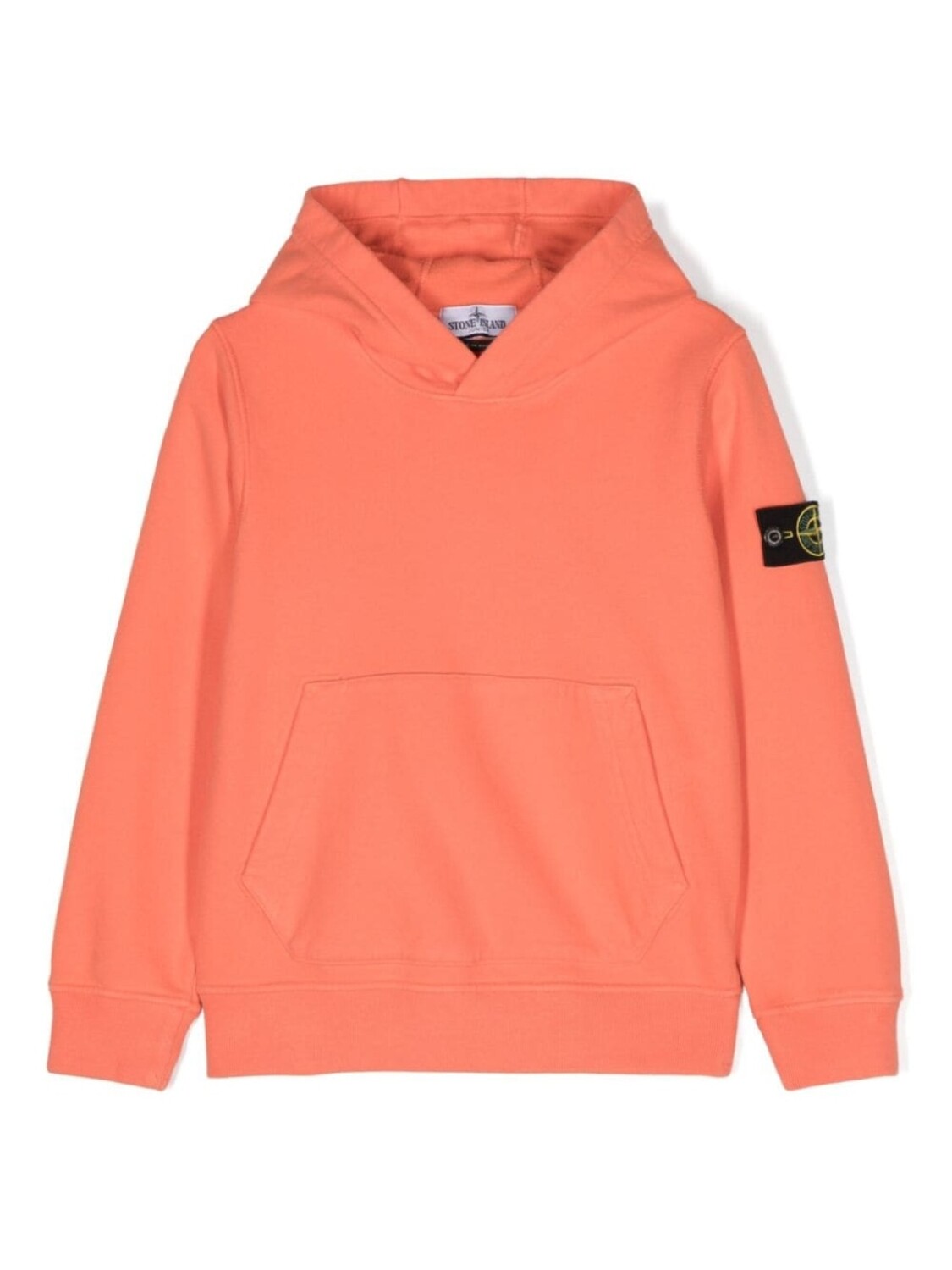 

Stone Island Junior худи с нашивкой Compass, оранжевый