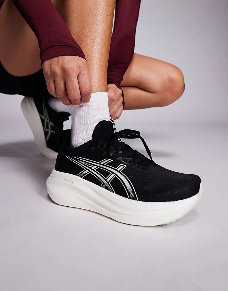 Кроссовки для бега Asics Gel-Nimbus 27 черного цвета