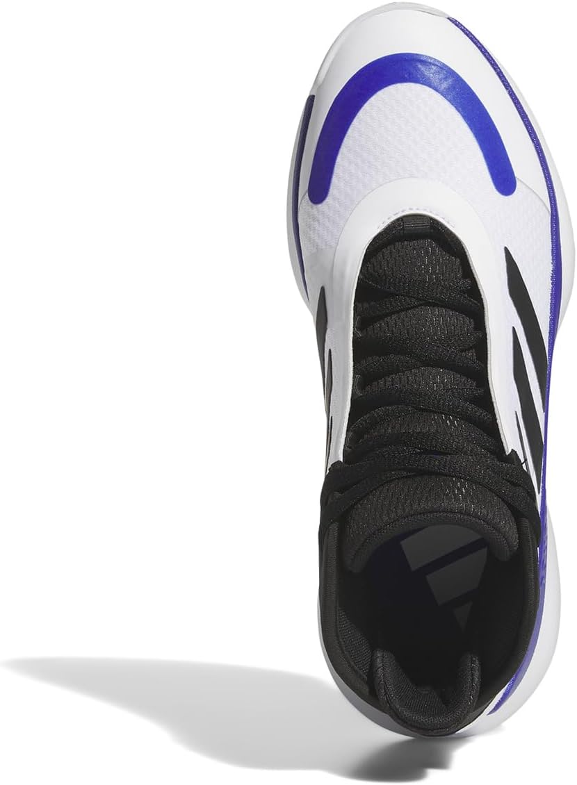 Кроссовки adidas Bounce Legends Low Trainers, цвет White/Black/Lucid Blue — фото 2
