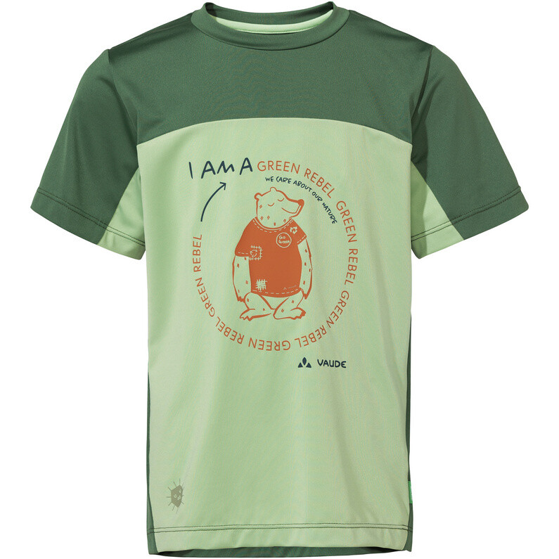 

Детская футболка Solaro II Vaude, зеленый