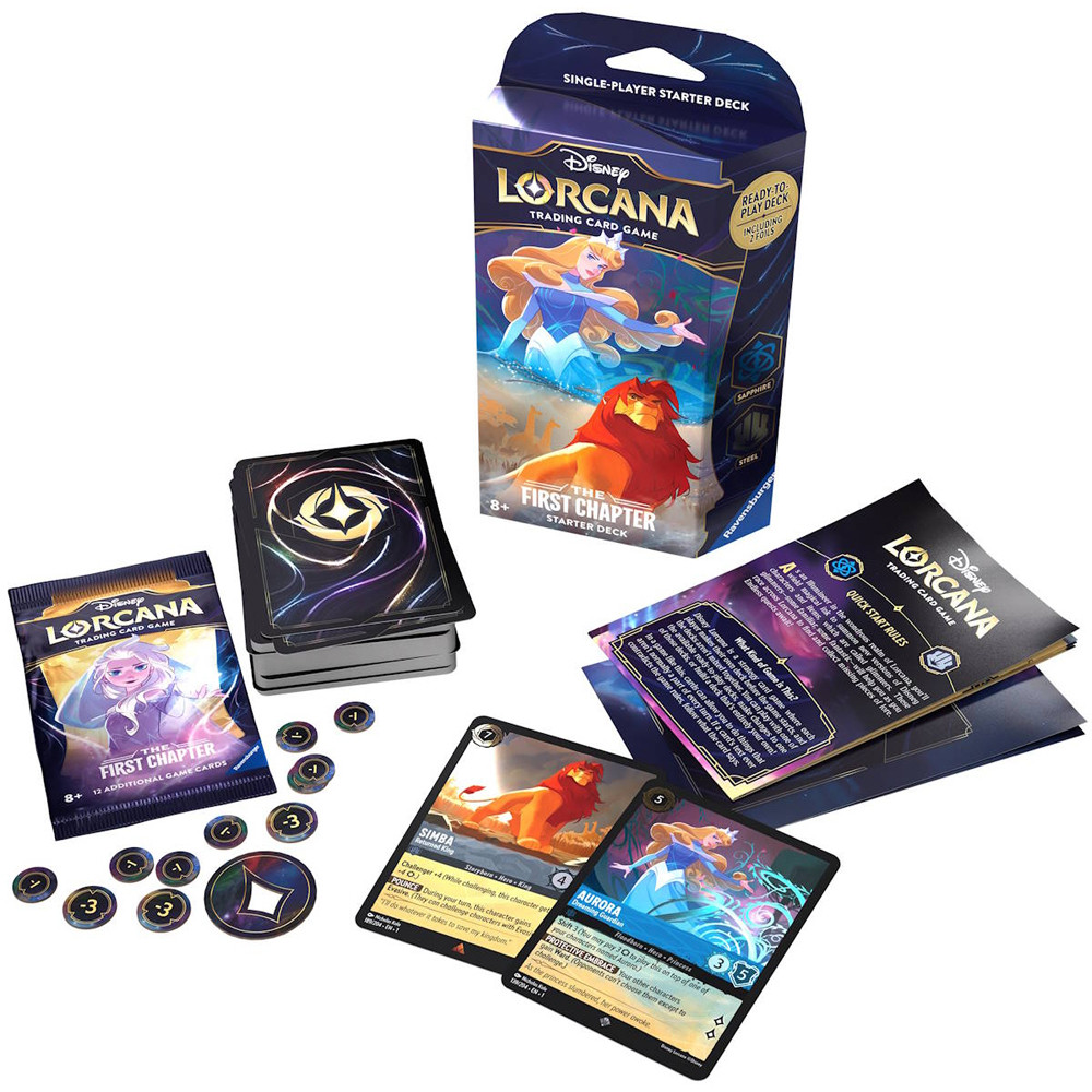 

Карточная игра Ravensburger Lorcana TCG: The First Chapter - Starter Deck - Sapphire & Steel