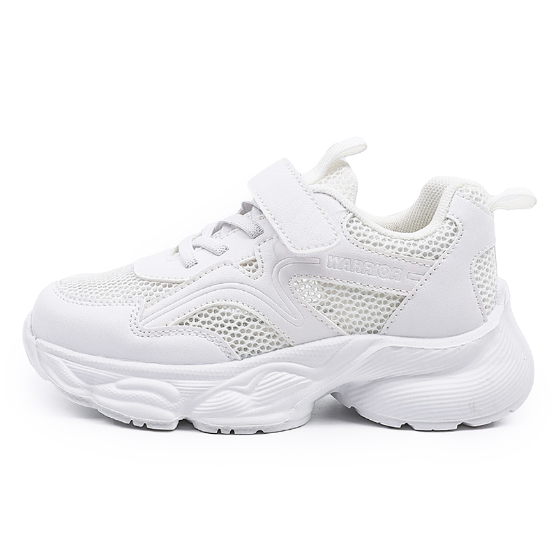 

WARRIOR Беговые кроссовки low top из синтетической кожи и дышащего текстиля white для детей
