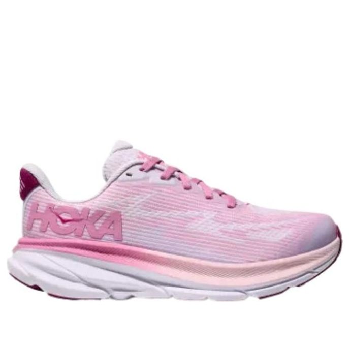 Кроссовки (GS) HOKA ONE ONE Clifton 9 'Starlight Glow Wildflower', розовый — фото 2