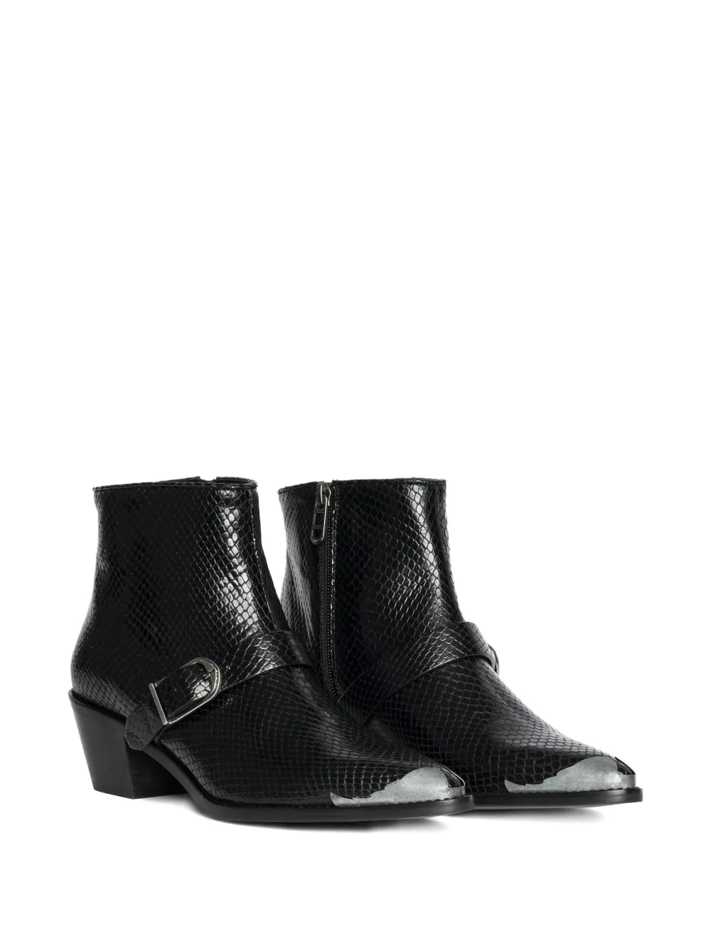 Ковбойские сапоги Tylow Wild Mirror с пряжками Zadig&Voltaire, черный — фото 2