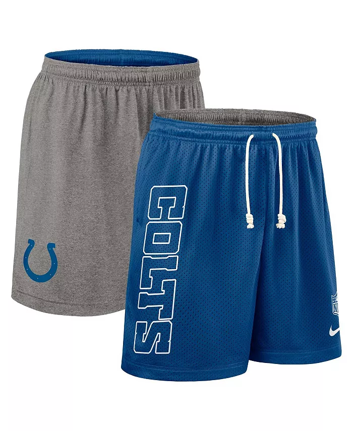 

Мужские реверсивные шорты для тренировок Royal Indianapolis Colts Sideline Nike