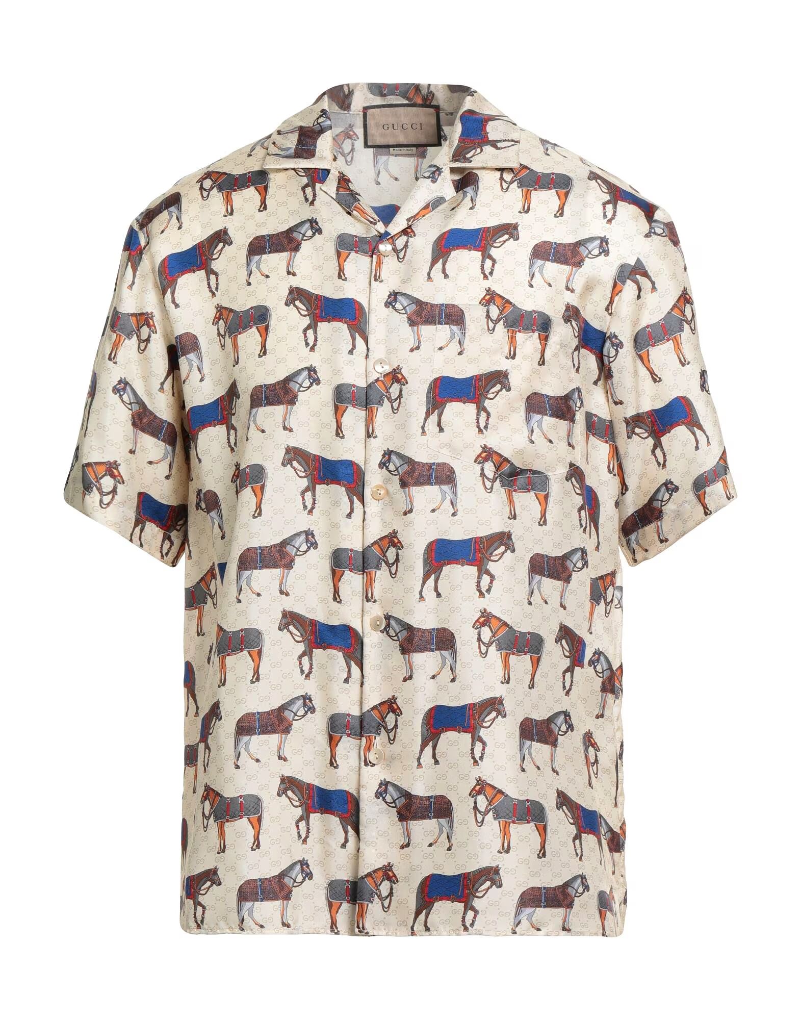 

Рубашка Gucci, бежевый