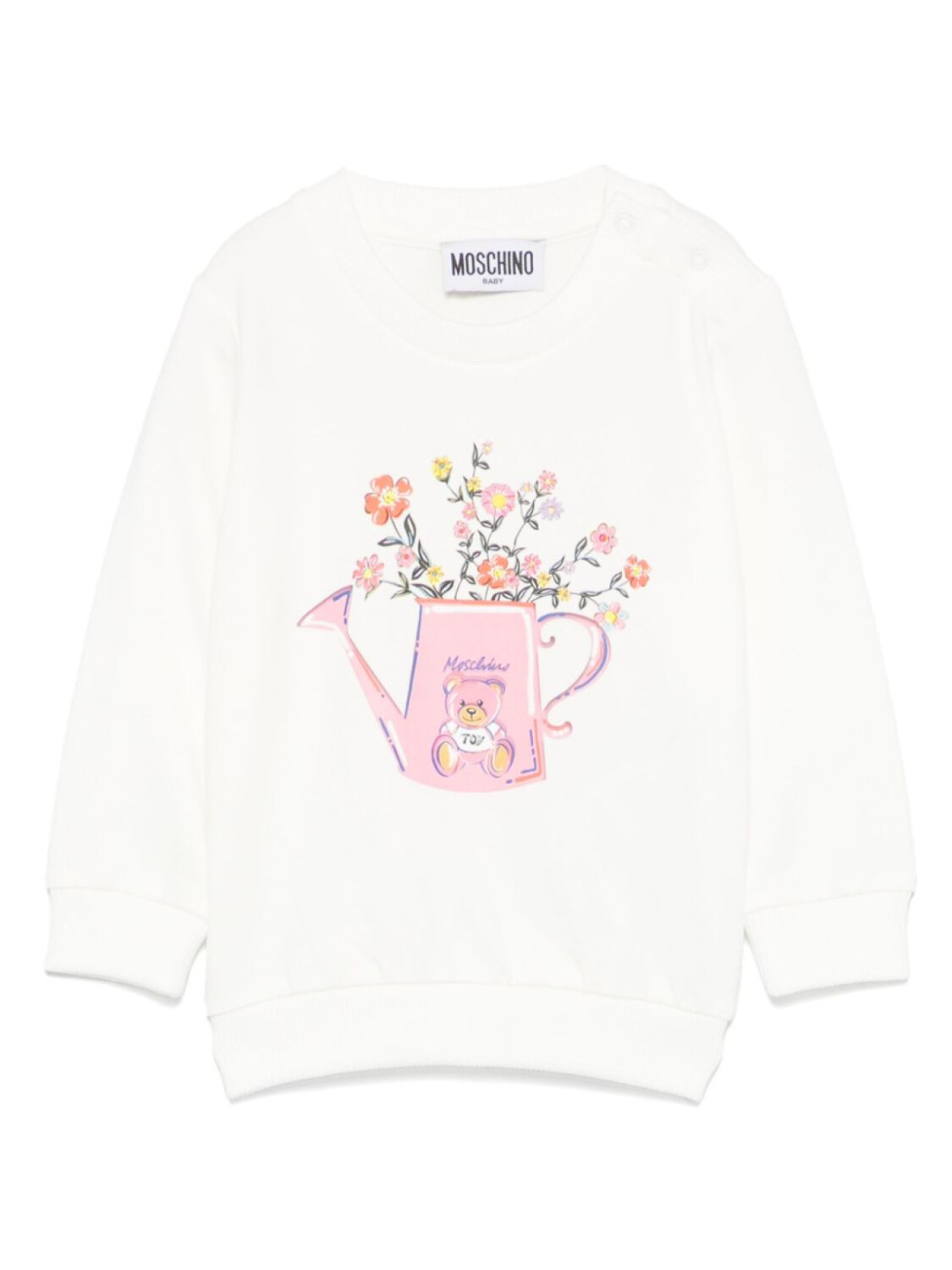 

Moschino Kids толстовка с графичным принтом, белый