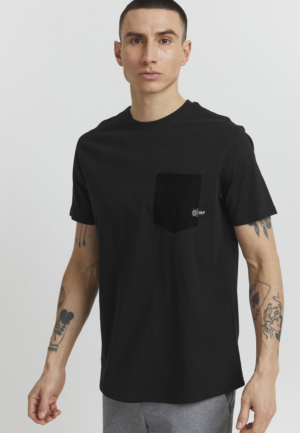 

Футболка базовая SDBASTO Solid, цвет true black