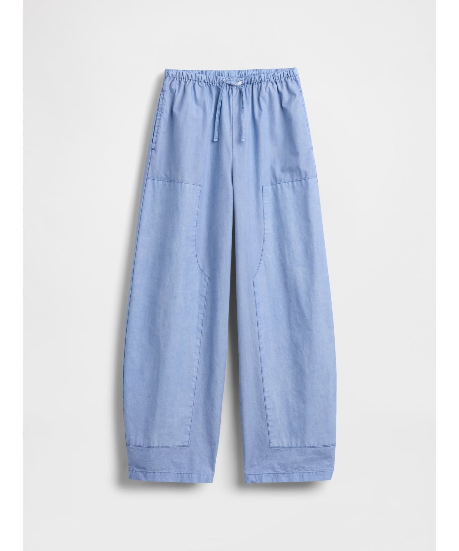 Брюки POPLIN EASY PANT Gap, BRIGHT_HYACINTH — фото 4