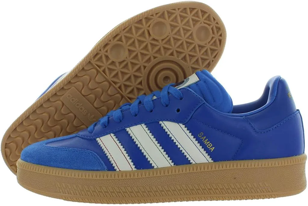Мужские кроссовки Adidas Samba XLG для повседневной носки, сине-белый