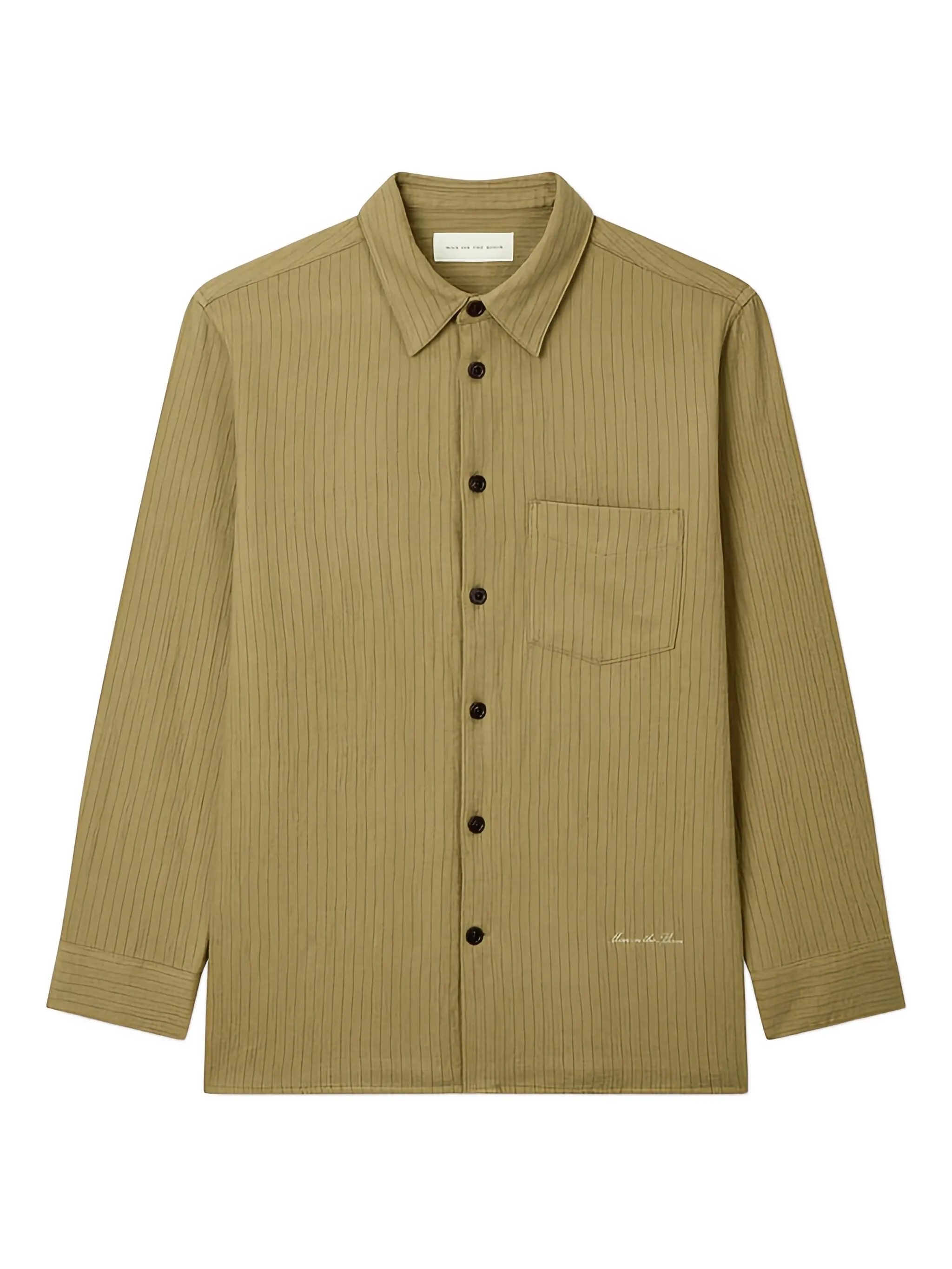 

Рубашка в полоску Man On The Boon., горчично-желтый