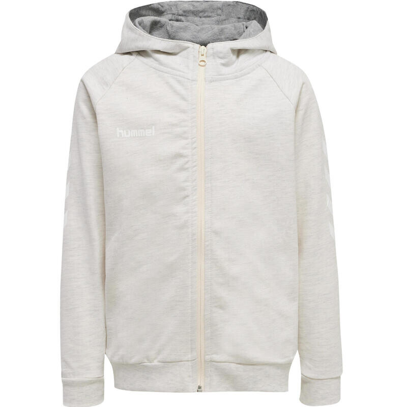 

Hmlgo Zip Hoodie Детская мультиспортивная толстовка унисекс с капюшоном HUMMEL, цвет weiss