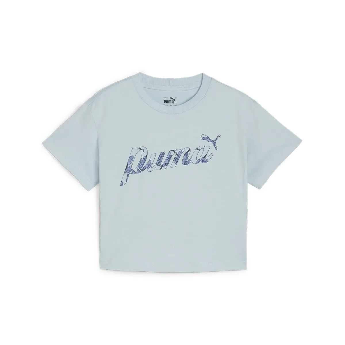 

Футболка PUMA "ESS+ BLOSSOM Short T-Shirt Girls", синий