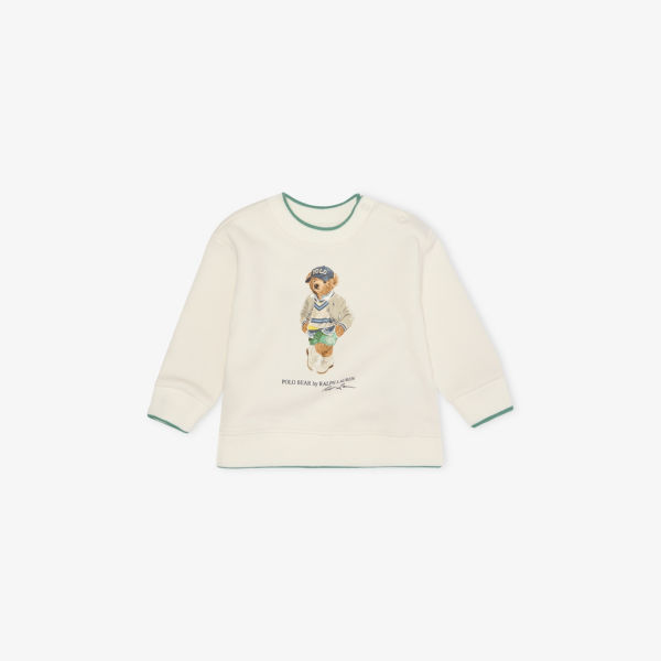 

Детский хлопковый свитшот с принтом медведя Polo Polo Ralph Lauren, цвет pf25 nevis bear