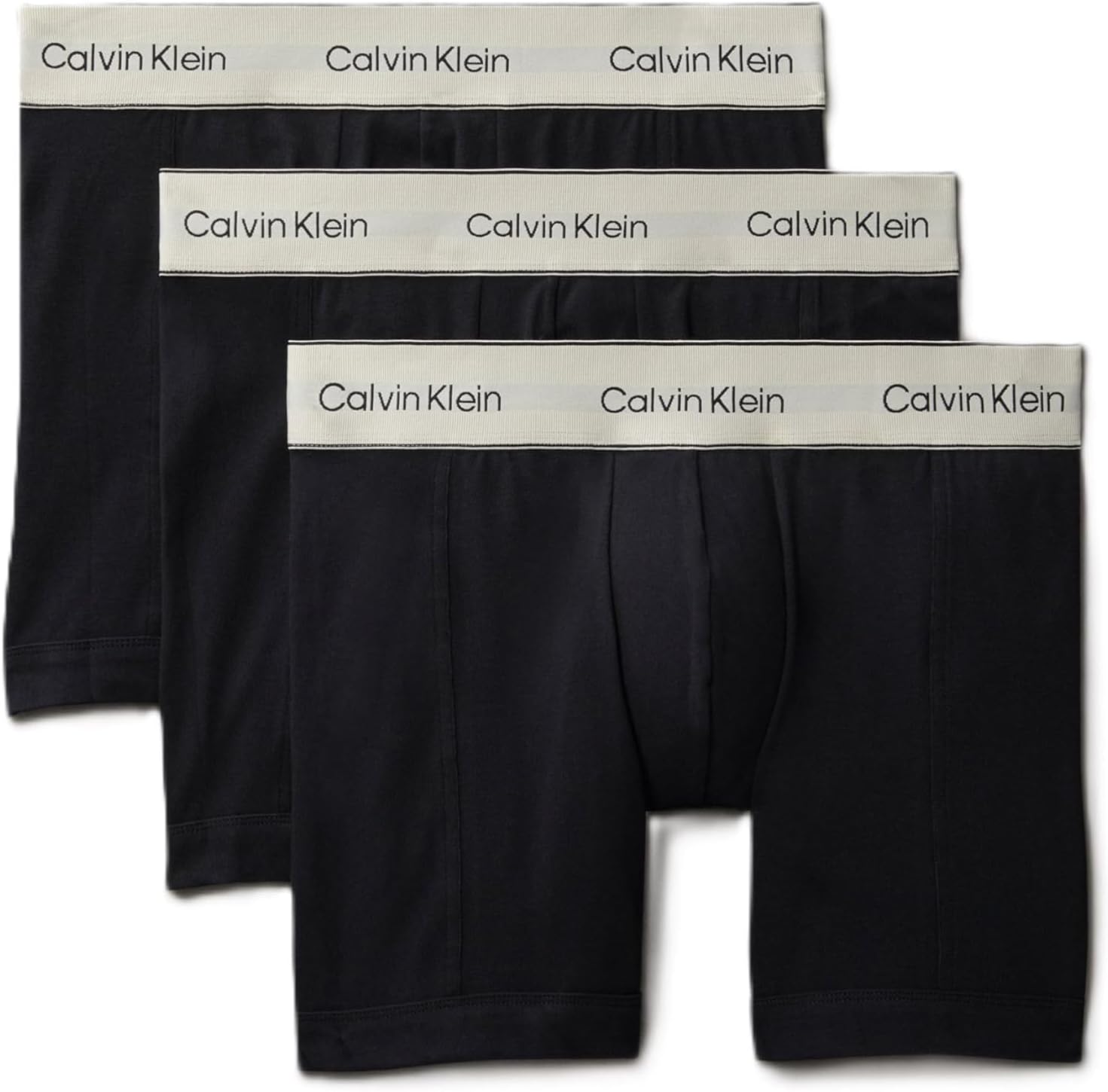 

Комплект из 3 мужских трусов-боксеров Calvin Klein из хлопка пима, 3 Black