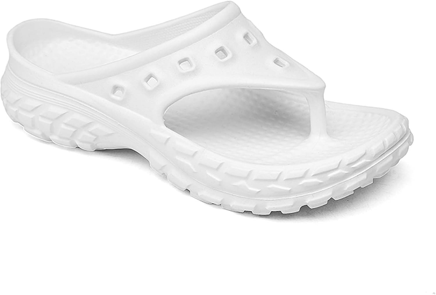 

Мужские летние повседневные шлепанцы с легкой мягкой подошвой, противоскользящие пляжные и бассейновые сандалии, удобные, износостойкие тапочки для дома и улицы Generic, белый