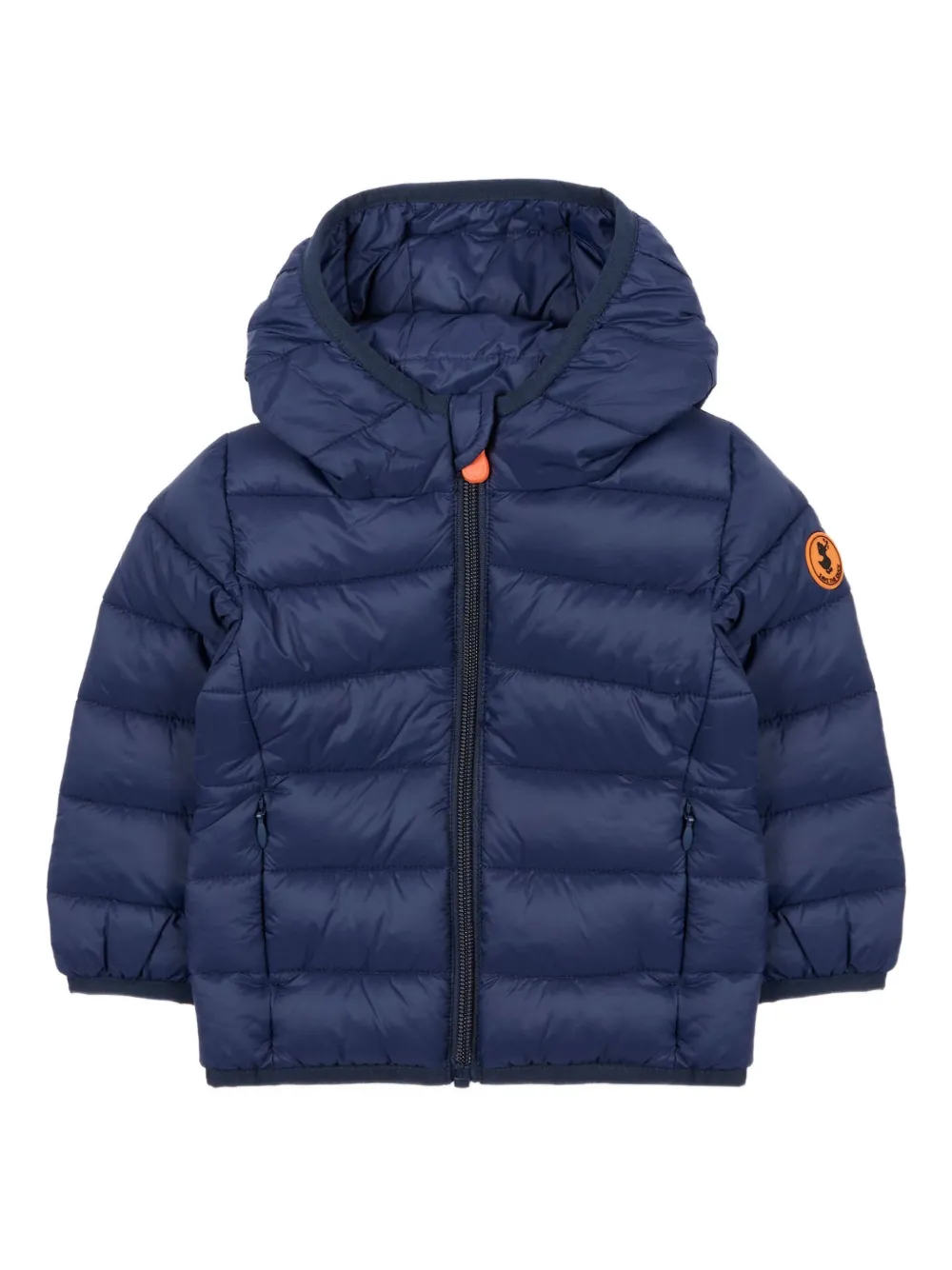 

Стёганая куртка с нашивкой-логотипом Save The Duck Kids, синий