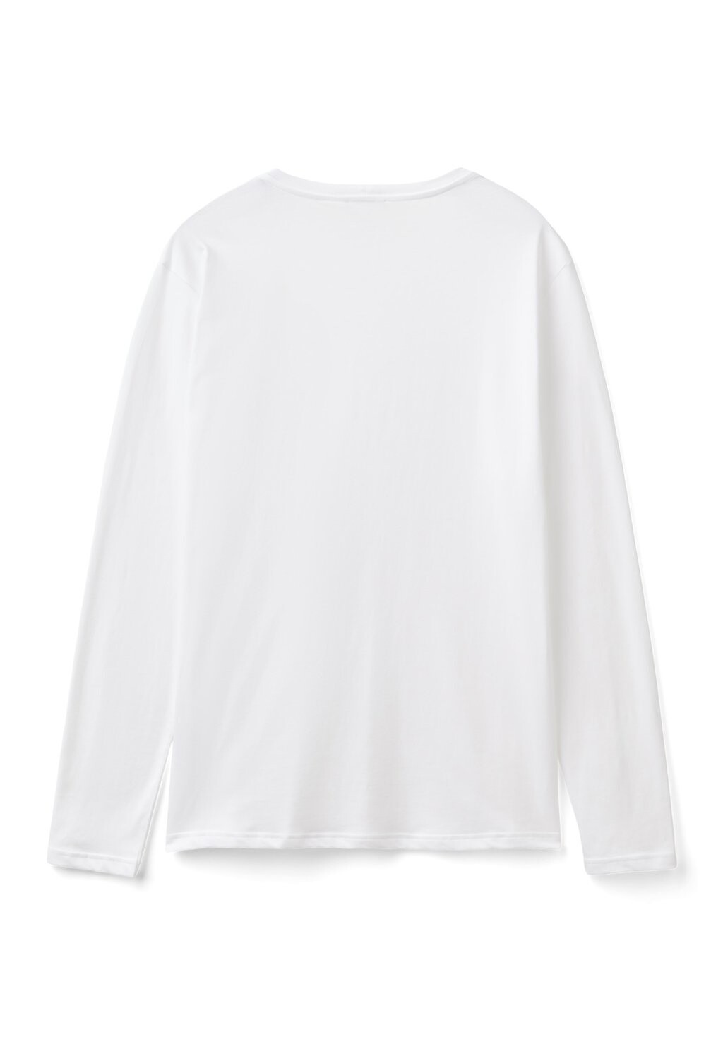 

Топ с длинными рукавами LONG SLEEVE United Colors of Benetton, белый