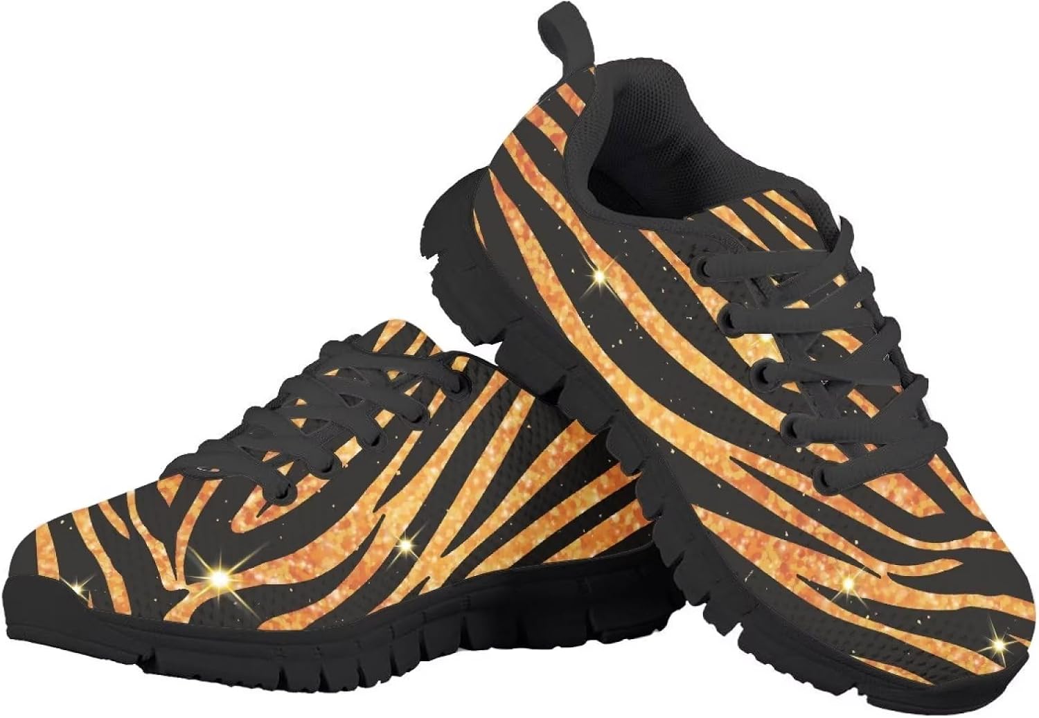 

Кроссовки GIFTPUZZ для детей и взрослых унисекс, легкие и дышащие, для бега, походов, прогулок, спорта и путешествий, черный/оранжевый