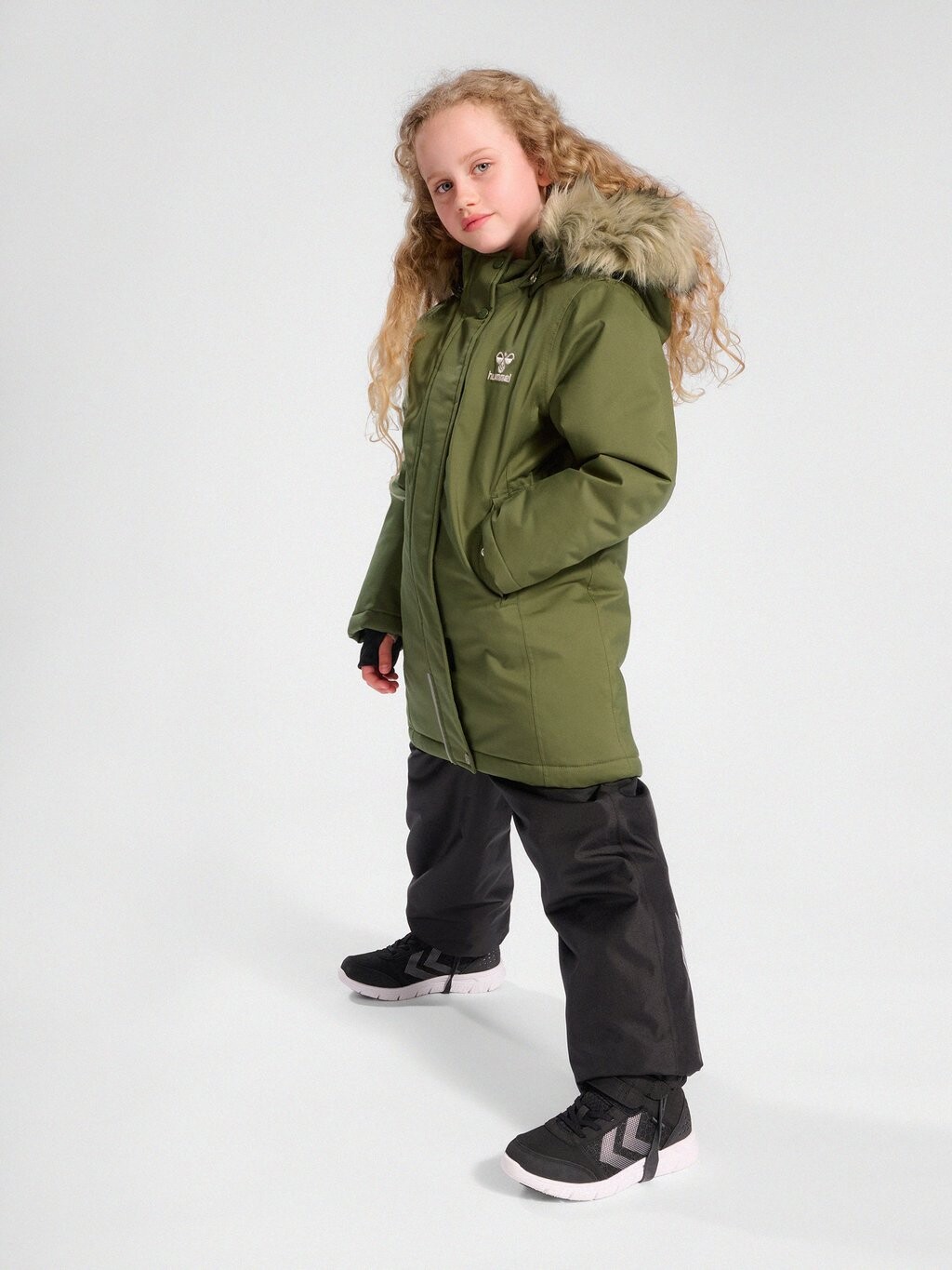 Лыжная куртка Hmlalma Tex Coat Unisex Hummel, цвет olive night — фото 3