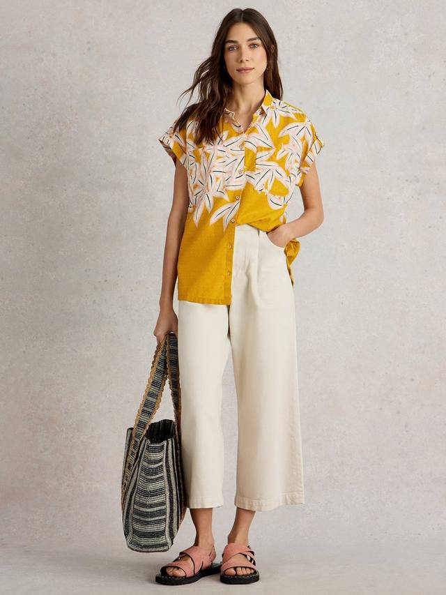 

Футболка Ellie Floral из органического хлопка White Stuff, Yellow/Multi