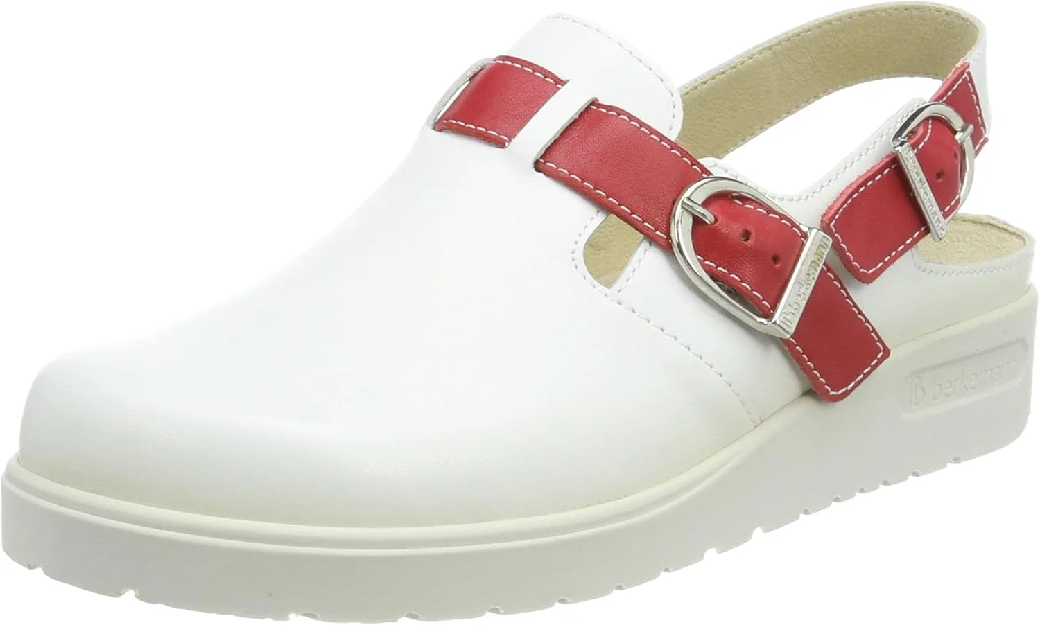 Рабочие сабо Berkemann Tec-pro-iver унисекс, White White Red