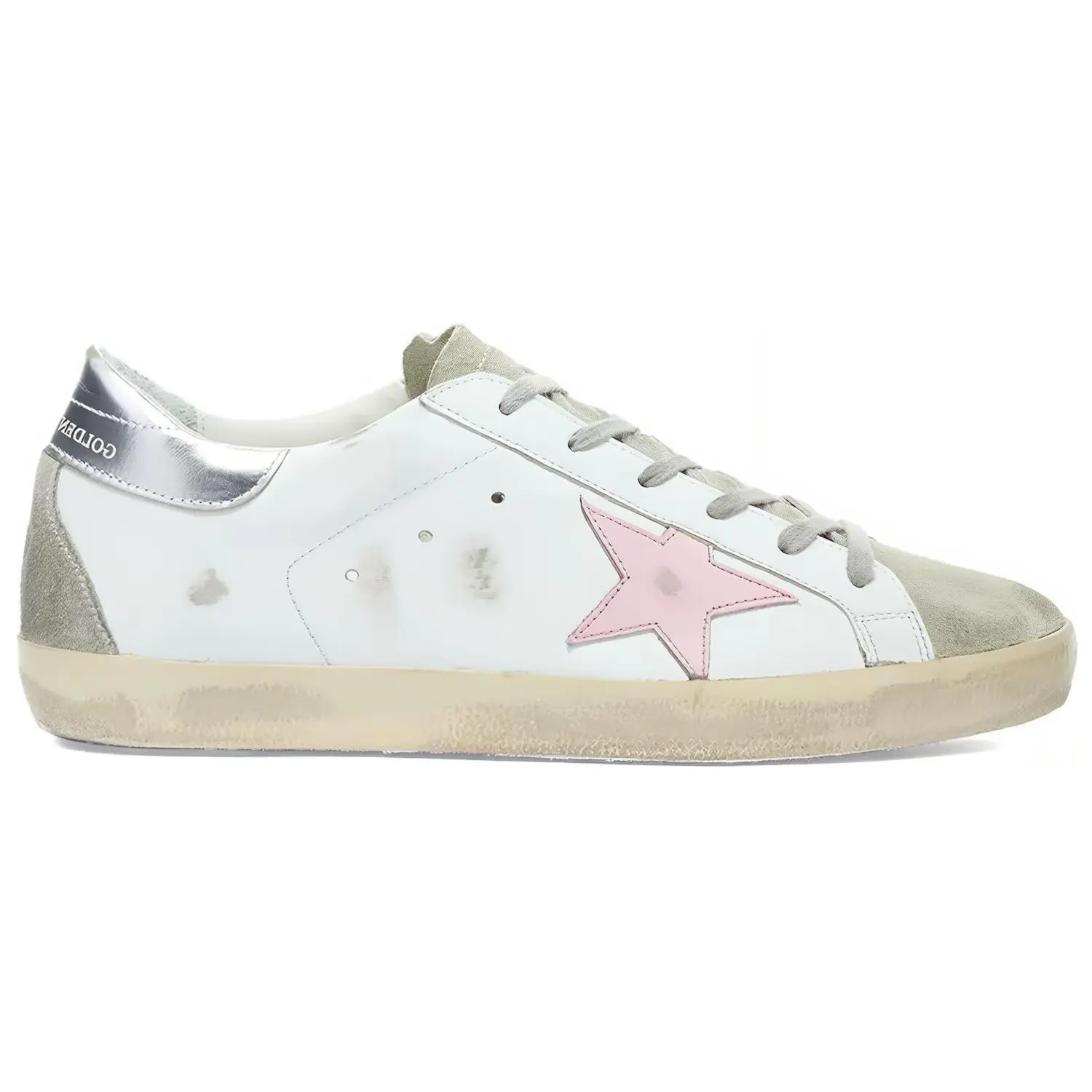 Кеды низкие Golden Goose со звездной нашивкой, белый — фото 2