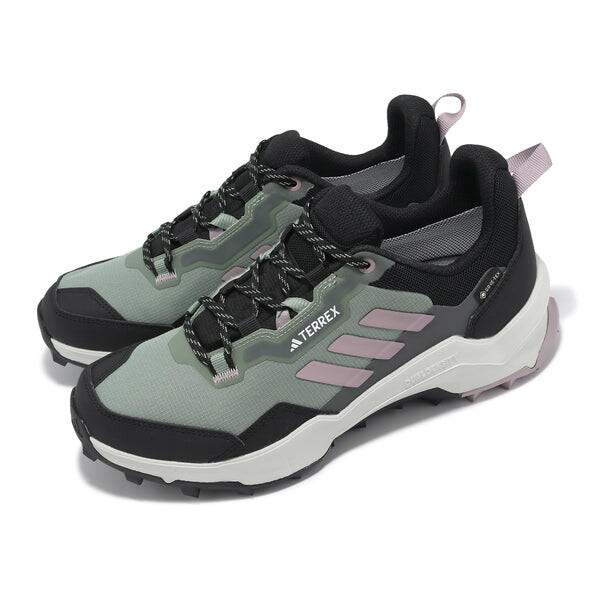 Кроссовки terrex ax4 gore-tex 'green purple black' Adidas, зеленый — фото 3