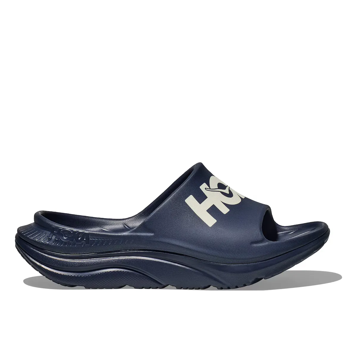 

ORA ATHLETIC SLIDE Hoka сандалии унисекс для бега, темно-синий