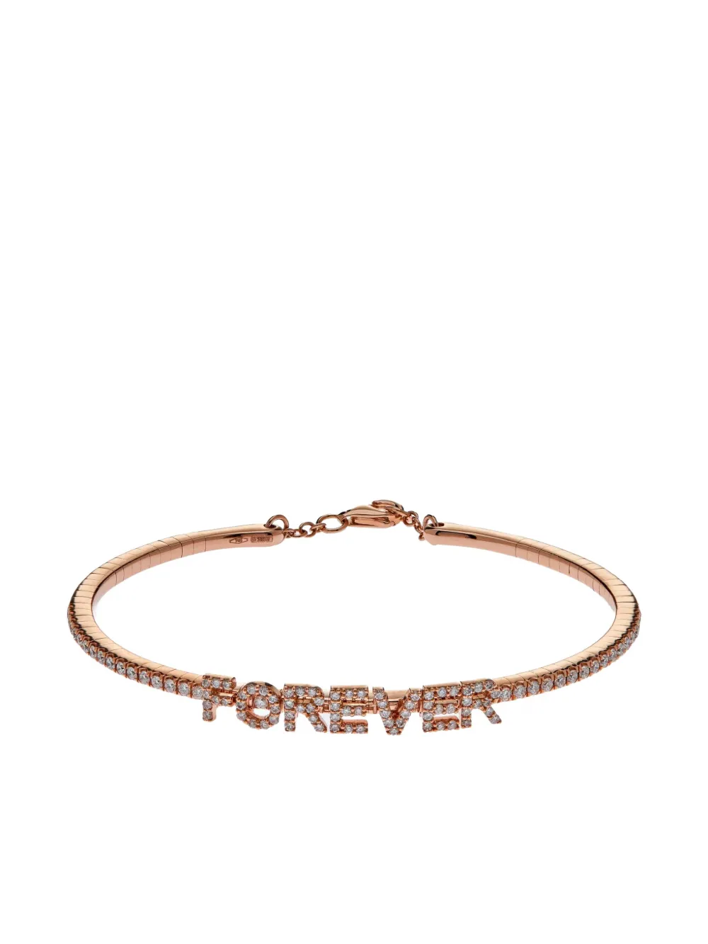

Браслет Forever из розового золота с бриллиантами Jewels Aficionado, розовый