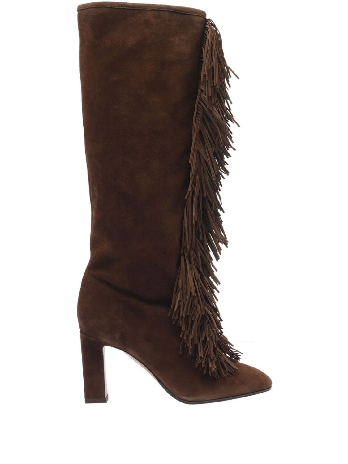 Aquazzura ботинки Gytane, коричневый