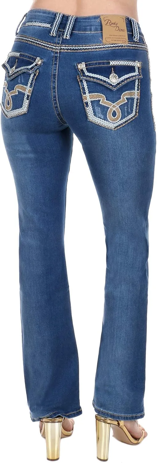 

Jack David/LA Idol/Sexy Couture Женские джинсы Bootcut/Skinny Blue Stretchy Denim с пайетками SEXY COUTURE JEANS FOR LOVE