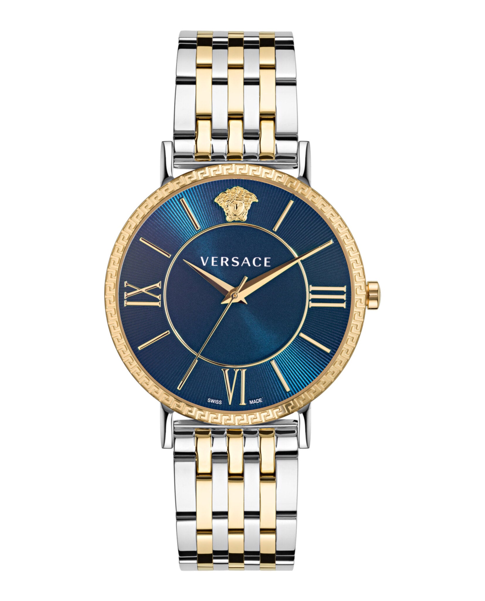 

Часы V-Eternal Versace, цвет two tone/two tone/blue