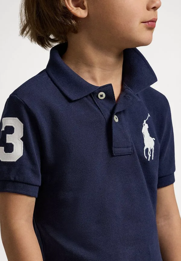 Хлопковая рубашка поло big pony Polo Ralph Lauren, Refined Navy — фото 4