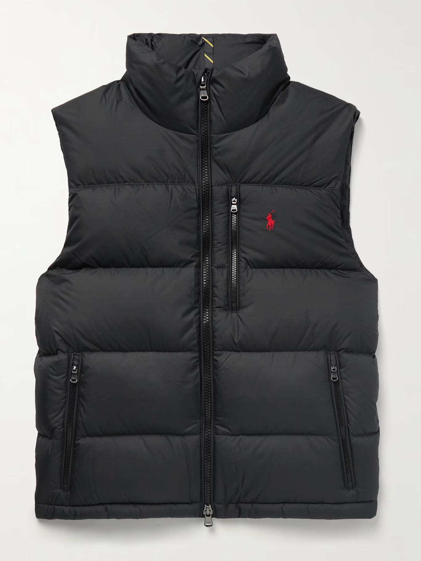 

Жилет Gorham Quilted Recycled-Ripstop Down POLO RALPH LAUREN, черный