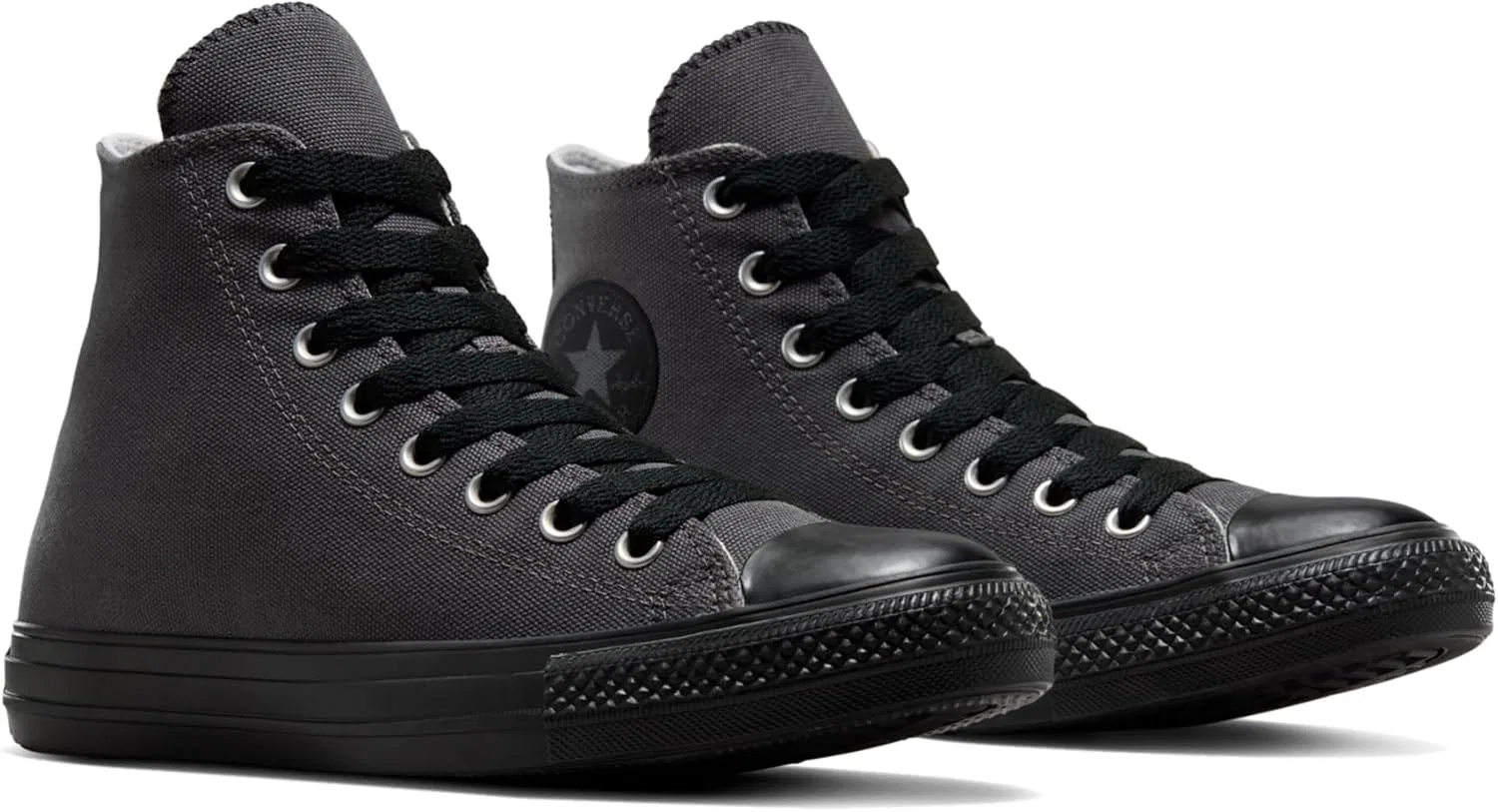 Мужские высокие кроссовки Converse Chuck Taylor All Star, Dark Matter Black — фото 4