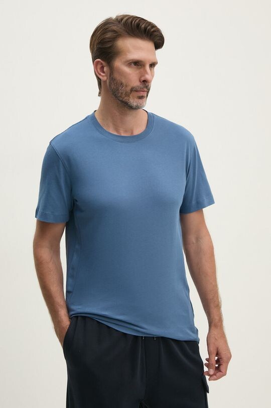 

Хлопковая футболка Calvin Klein Jeans, синий