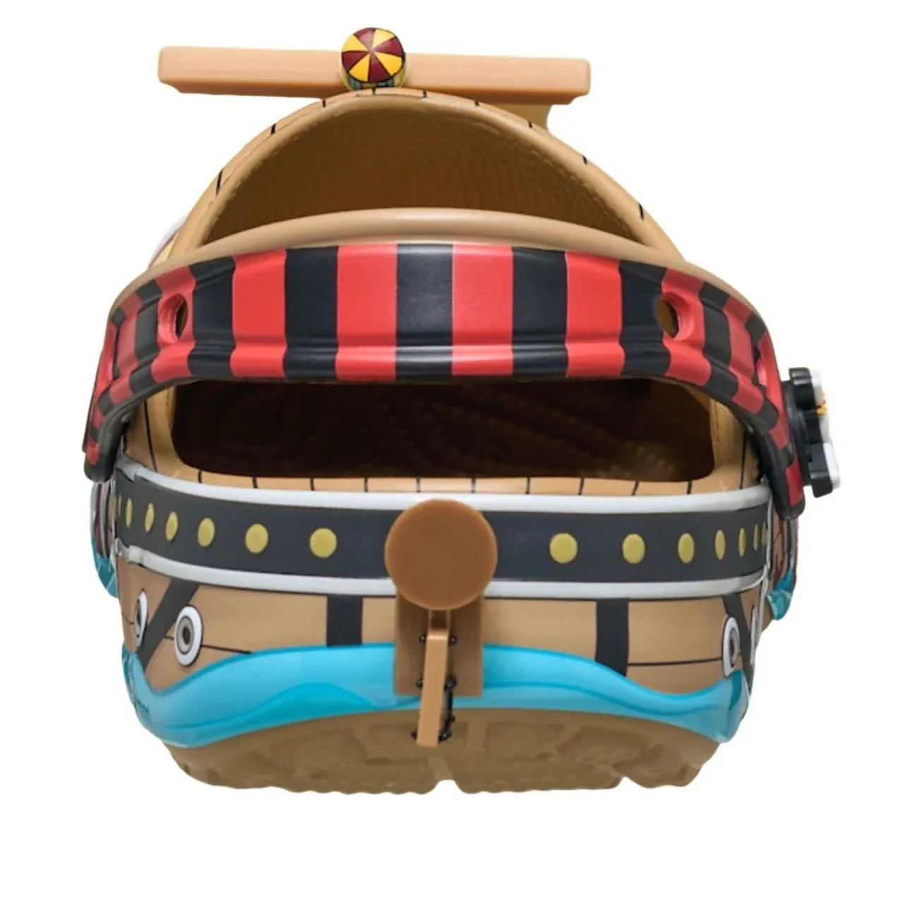 Сабо Crocs x One Piece Classic Clog 'Thousand Sunny', коричневый — фото 4
