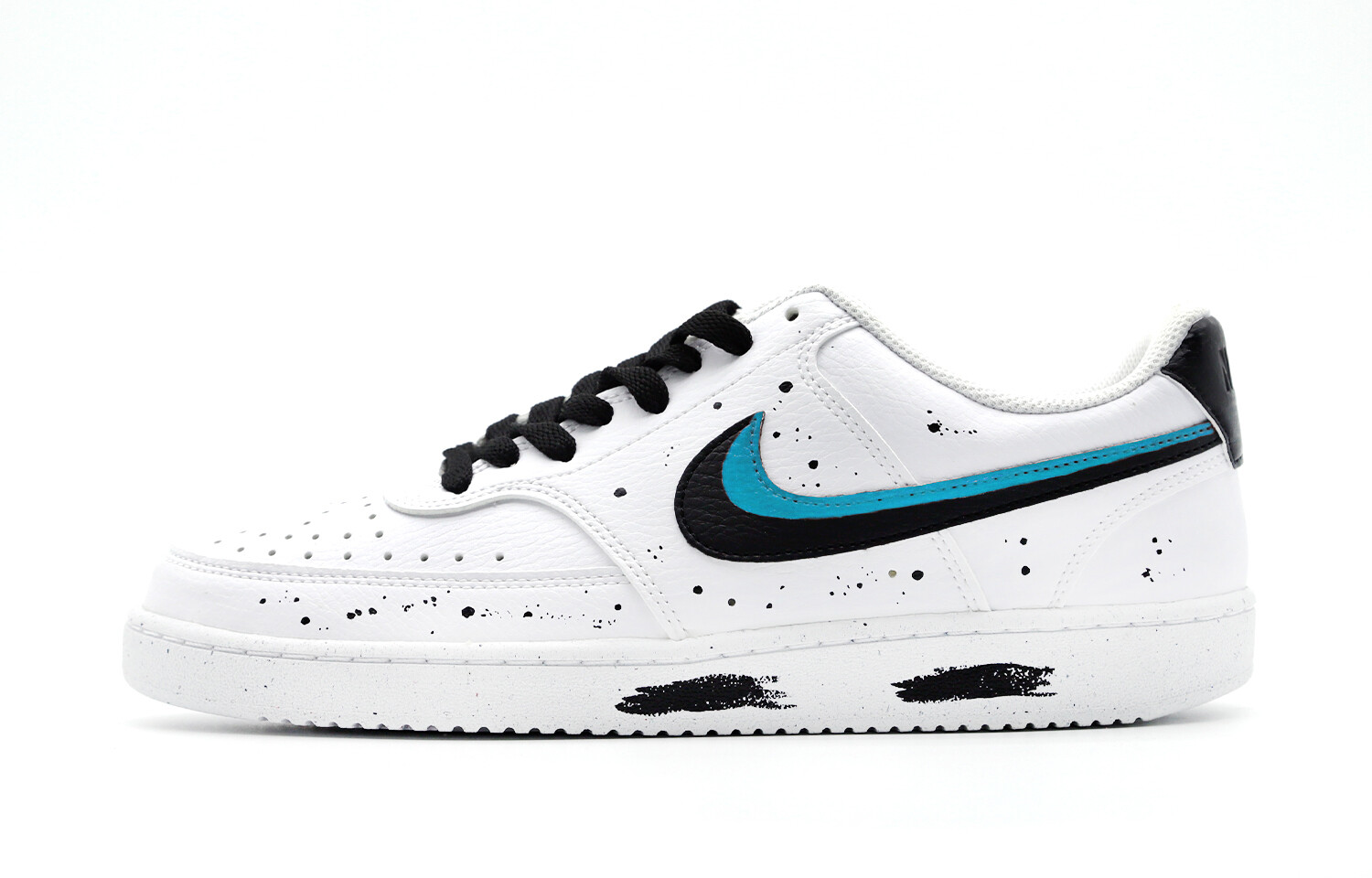 

Кроссовки Nike Court Vision 1 Skateboard Shoes Women's Low-Top White, Белый, Кроссовки Nike Court Vision 1 Skateboard Shoes Women's Low-Top White