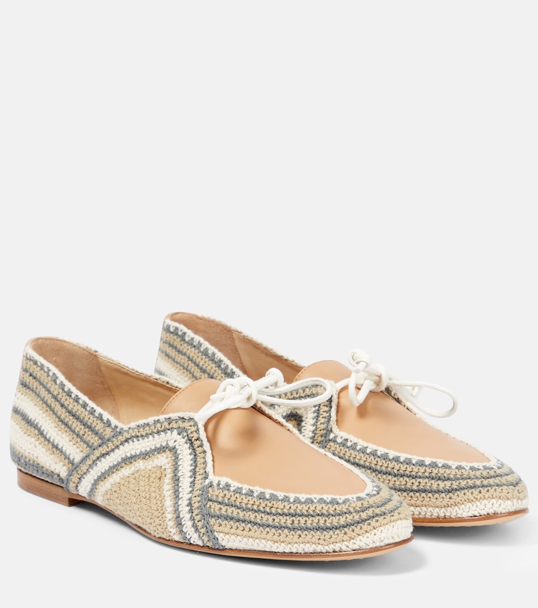 Вязаные мокасины Hays Gabriela Hearst, Camel Multi