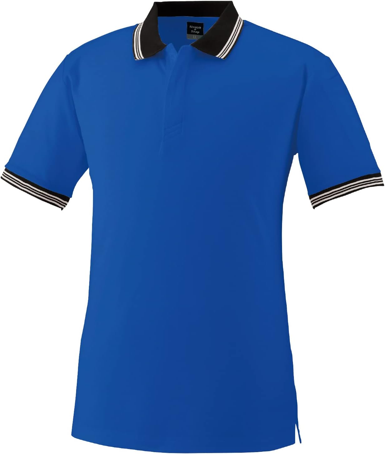 

Поло Oguraya POLOIZM 370 с коротким рукавом и застежкой на кнопки. Эластичная ткань Kokuraya, синий