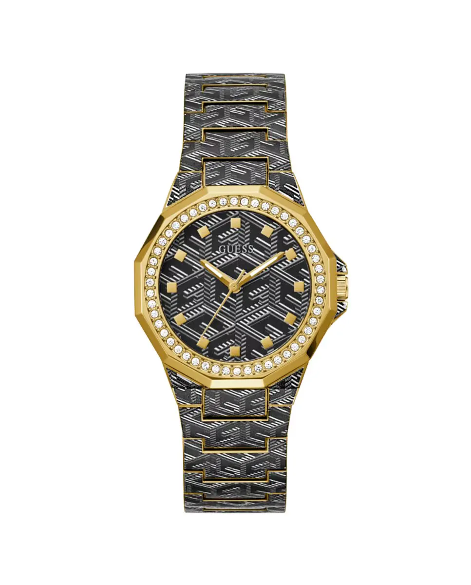 

Женские часы Misfit GW0597L1 из стали и черного ремешка Guess, черный
