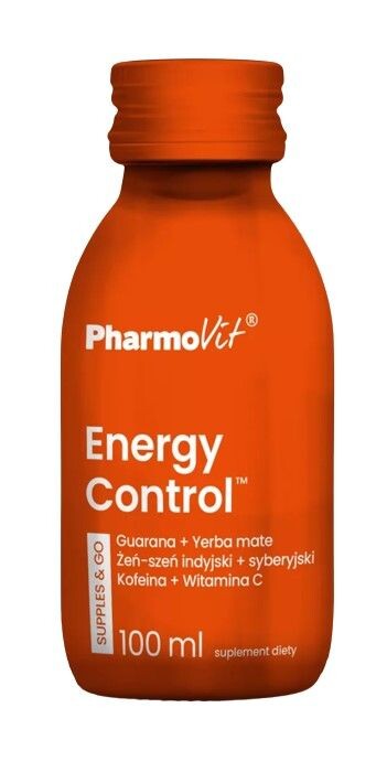 

Препарат, повышающий энергию Pharmovit Supples & Go Energy Control, 100 мл