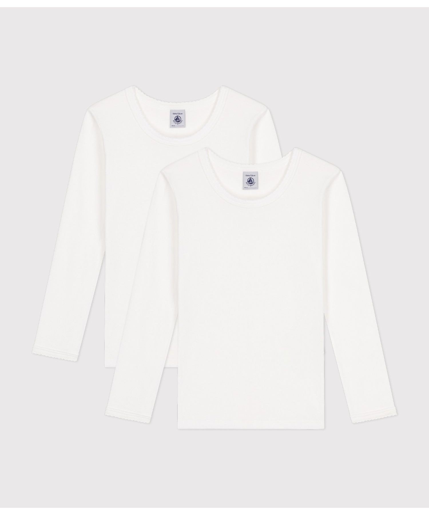 Комплект из 2 футболок с длинными рукавами PETIT BATEAU, Multicolor 1