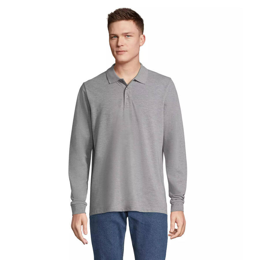 

Рубашка-поло с длинным рукавом Sol's Prime