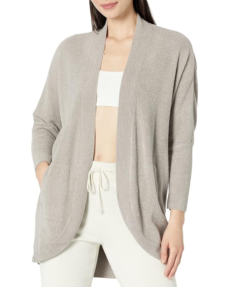 

Свитер Barefoot Dreams CozyChic Ultra Lite Cocoon Long Cardi, цвет Beach Rock