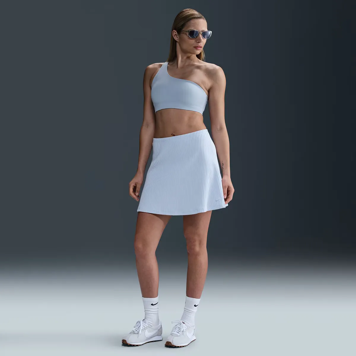 

Женская юбка Nike Sportswear Chill Rib, синий